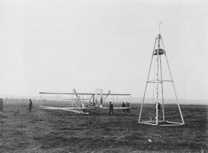 Wright Flyer and Catapult