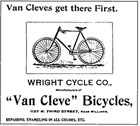 Van Cleve Advert