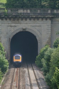 Box Hill Tunnel with Modern Engine