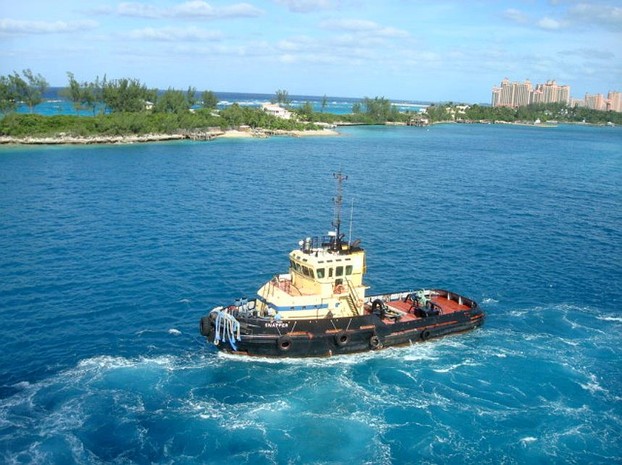 Tugboat in Nassau, The Bahamas