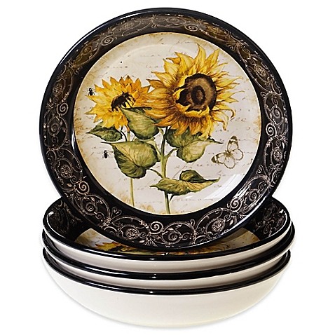 Sunflower Serving Bowls Will Brighten any Dinner